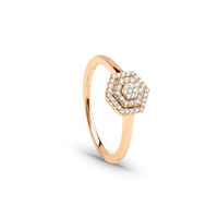 Anello Salvini Donna Bagliori in Oro rosa Diamante 0.14 Ct 20106511 - 20106511